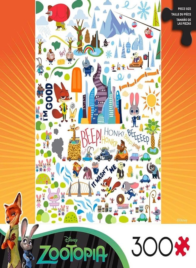 سيكو أحجية الصور المقطوعة من سيكو - ديزني - زوتوبيا - 300 قطعة كبيرة الحجم - Image 2